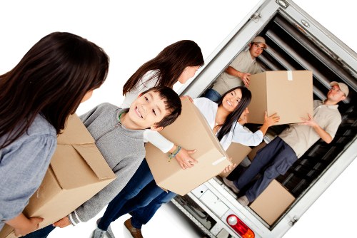 Moving truck service for a Barbican property move