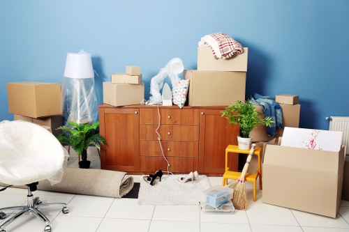 Barbican Removals team managing a careful residential move in central London