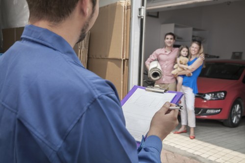 Moving day logistics for a Barbican home with lift and access planning
