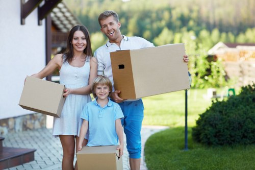 Residential and office moving van support in Barbican