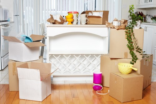 Careful packing and transport of office furniture for a Barbican relocation