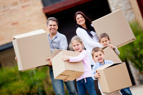 Careful packing and loading for a Barbican apartment relocation