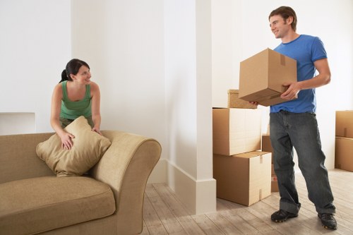 Commercial relocation support by Barbican Removals in a busy urban setting